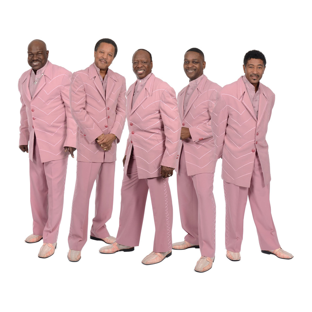 The Spinners from left: Charlton Washington, Marvin Taylor, Henry Fambrough, Jessie Peck, and Ronnie Moss