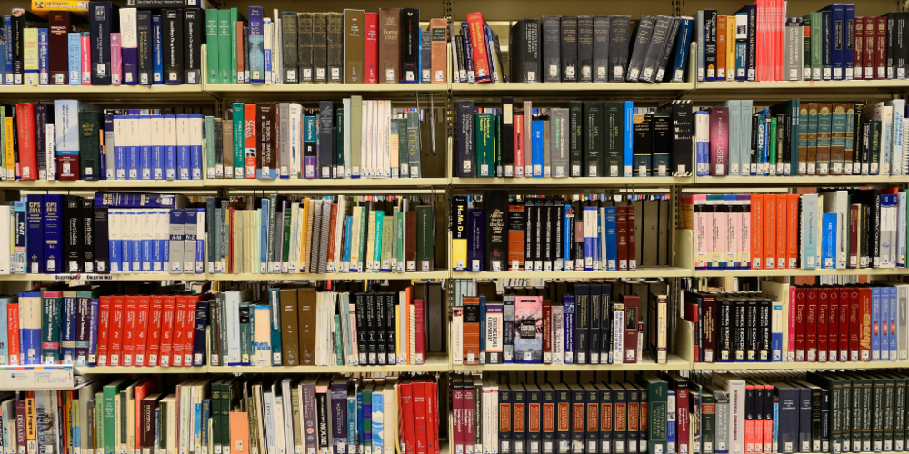 General Education (Transfer)- Books on bookshelves in a library
