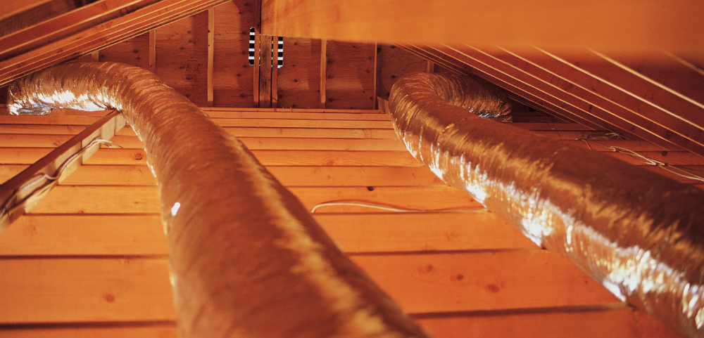 Residential Heat and Air Conditioning- Duct work in home attic