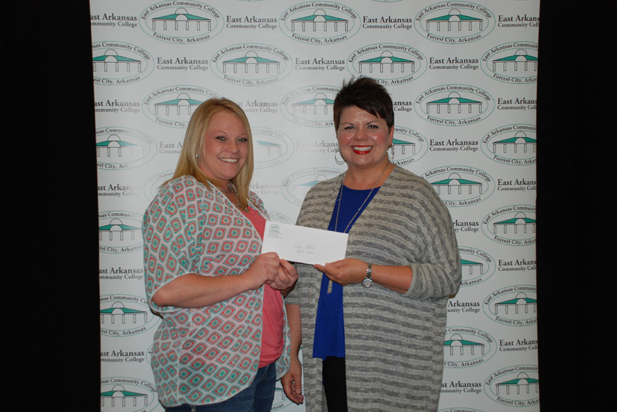 Photo from left:  Traci Allred and Niki Jones, EACC Director of Development.